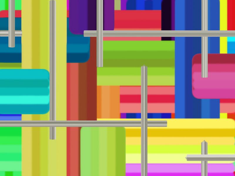 kleurrijke strepen van Greta Lipman