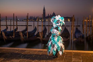 Carnaval in Venetië - voor zonsopgang
