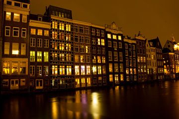 Amsterdam grachtenhuizen van Ahilya Elbers
