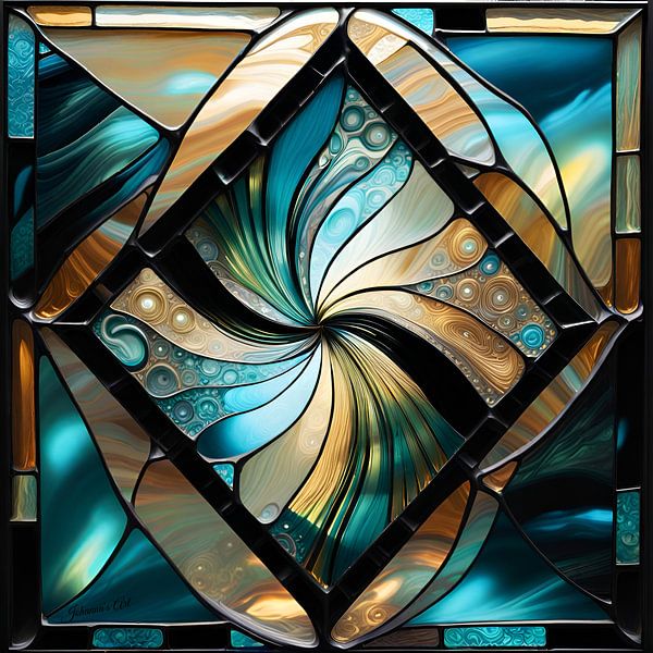 Mystical world of glass 17 by Johannas Art Creations