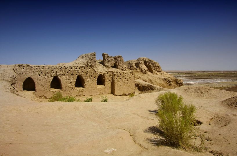 Toprak-Kala eine alte Festung in Usbekistan von Yvonne Smits