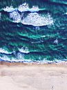 Strand und Wellen aus der Möwenperspektive von Florian Kunde Miniaturansicht