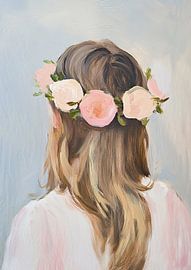 Couronne de fleurs sur Niklas Maximilian