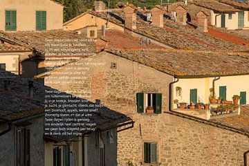 daken in Toscane van Bargo Kunst
