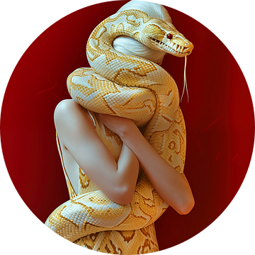 De slangenvrouw van Frank Daske | Foto & Design