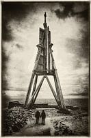 Kugelbake - Beach of Cuxhaven at the German North Sea Coast