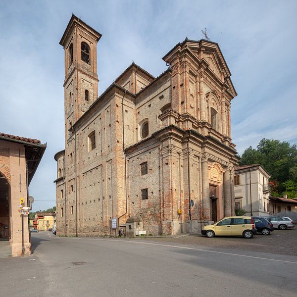 Brick church in Piemonte, Italy by Joost Adriaanse