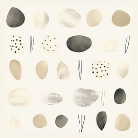 Minimalist Nature Shapes | Minimalist Design by Abstract Painting