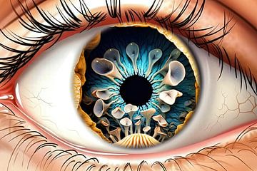 Das Auge des Pilzes von Christian Ovís