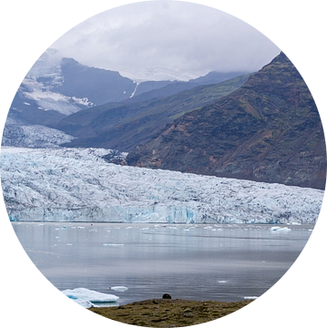 IJsland gletsjermeer Jökulsárlon van Henk Alblas
