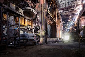 gigantische staalfabriek van Kristof Ven