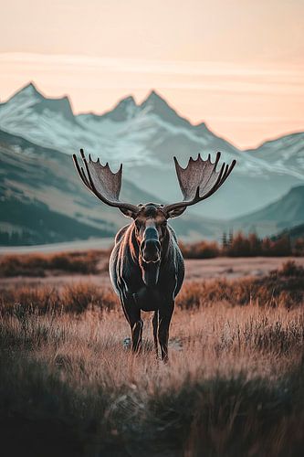 Majestätischer Elch in der Wildnis