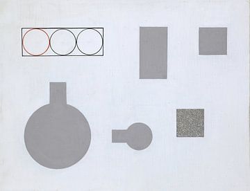 Composition avec rectangles et cercles (1930) de Sophie Taeuber-Arp sur Peter Balan