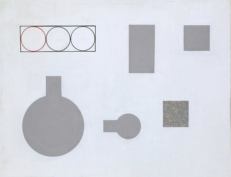 Composition with Rectangles and Circles (1930) by Sophie Taeuber-Arp by Peter Balan