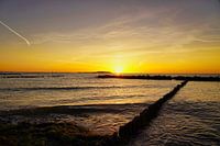 Zonsondergang aan de Oostzee
