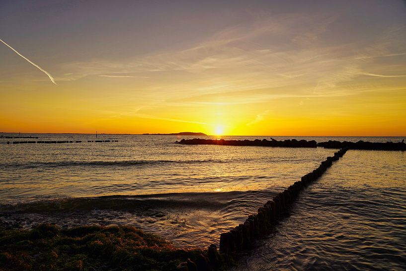 Coucher de soleil sur la mer Baltique par HGU Foto