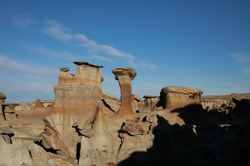 Badlands de Bisti en hiver Nouveau Mexique, USA par Frank Fichtmüller