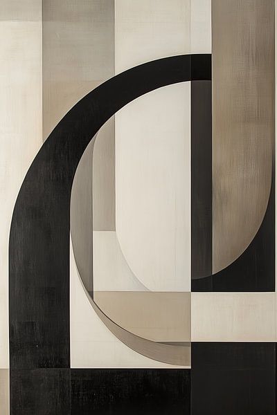 Linien in Beige von Thea