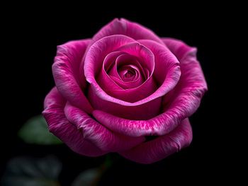 Die Schönheit einer purpurroten Rose