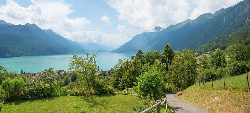 Wanderweg oberhalb Brienz, Blick zum Brienzersee Schweiz von SusaZoom