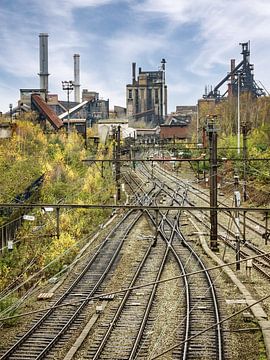 Altes Stahlwerk Lüttich von Hans Vos Fotografie
