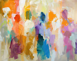 Abstrakt | Farbtanz von Kunst Laune