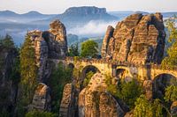Blick auf die Basteibrücke