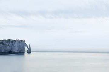 Kust bij Etretat, Frankrijk van Adelheid Smitt