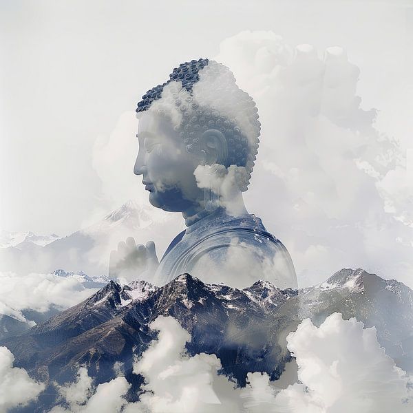 Buddha - Spiritual harmony and peace in art by Poster Art Shop