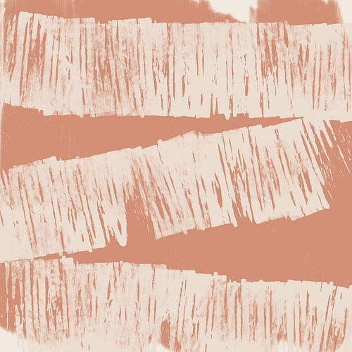 Cream lines on coral