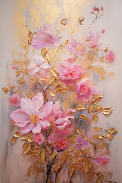 Bloemen abstract van Bert Nijholt