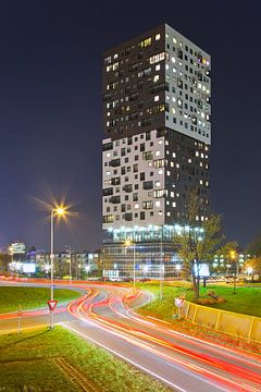 La Liberte nachtfoto te Groningen van Anton de Zeeuw