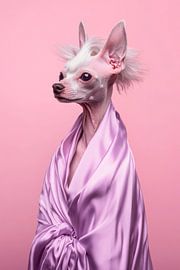 Chinese Naakthond van Poster Art Shop