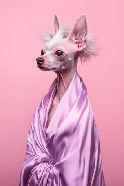 Chinese Crested by Poster Art Shop