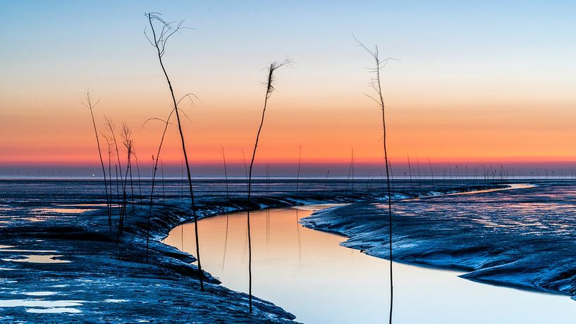 Sonnenuntergang an der deutschen Seeküste / Leitmotiv von Frank Laurens