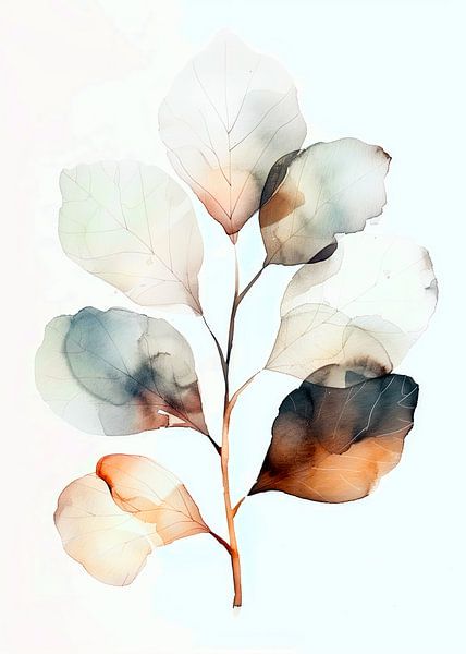 Bladeren natuur kunst 3 van JBJart Justyna Jaszke