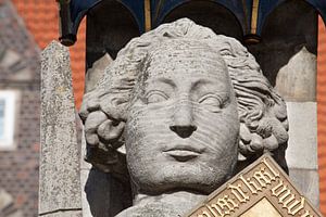 Bremer Roland auf dem Marktplatz, Bremen, Deutschland