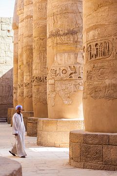 Karnak tempel complex in Luxor, Egypt von Bart van Eijden