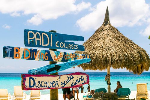 Panneaux de plage avec parasol, Curaçao