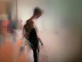 Female figure | Abstract in warm colours