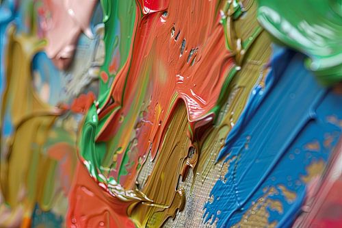 abstract digitaal schilderij