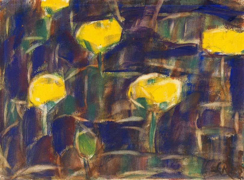 Waterlilies, Christian Rohlfs, 1925 by Atelier Liesjes