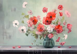 Mohnblumen auf Vase