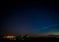Staatzer mountain at night