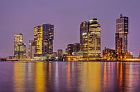 De Wilhelminapier in het paarse uur van Frans Blok - foto's, kunst en andere wanddecoratie thumbnail