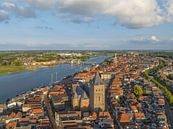 Kampen van boven tijdens een zomerse zonsondergang van Sjoerd van der Wal Fotografie thumbnail