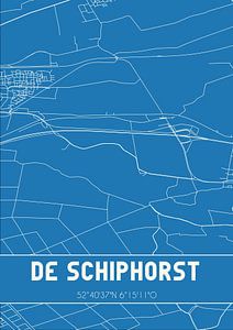 Plan d'ensemble | Carte | De Schiphorst (Drenthe) sur Rezona