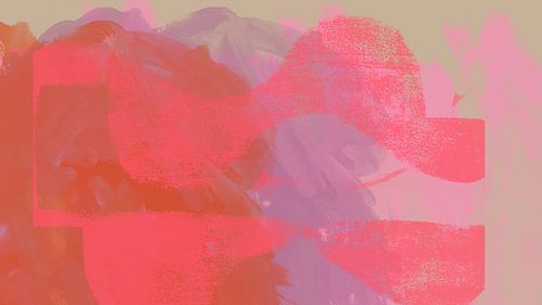 Expressieve abstracte vormen en lijnen