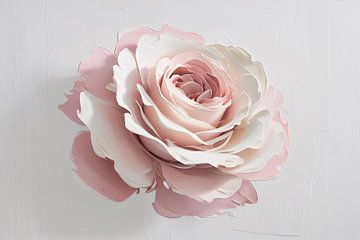 Roze abstracte bloemontwerp van Art & Soul Creations