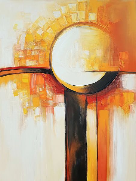 Abstrakte Orange von Bert Nijholt
